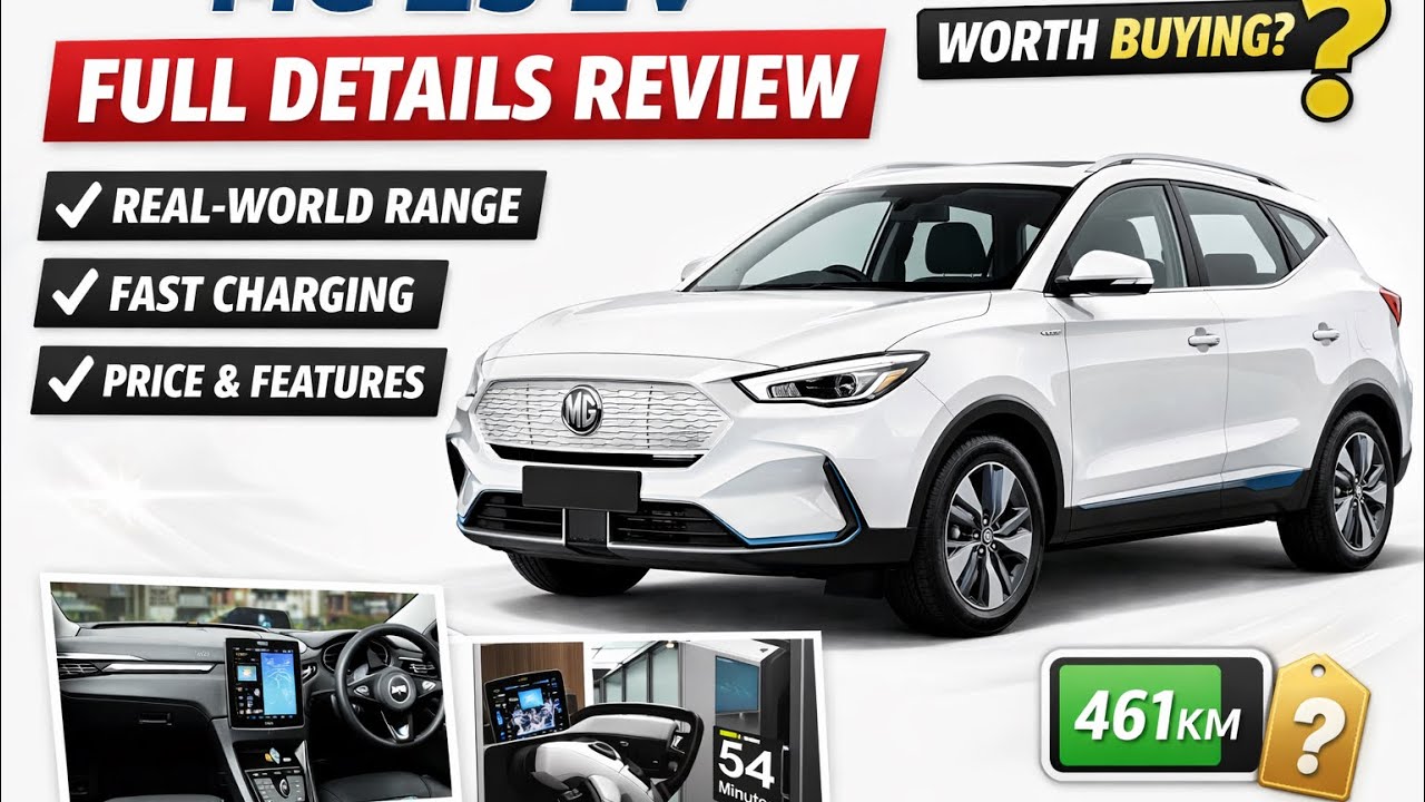 MG ZS EV Full Review 🔋 Range, Charging, Features & Price | Worth Buying?👍👍