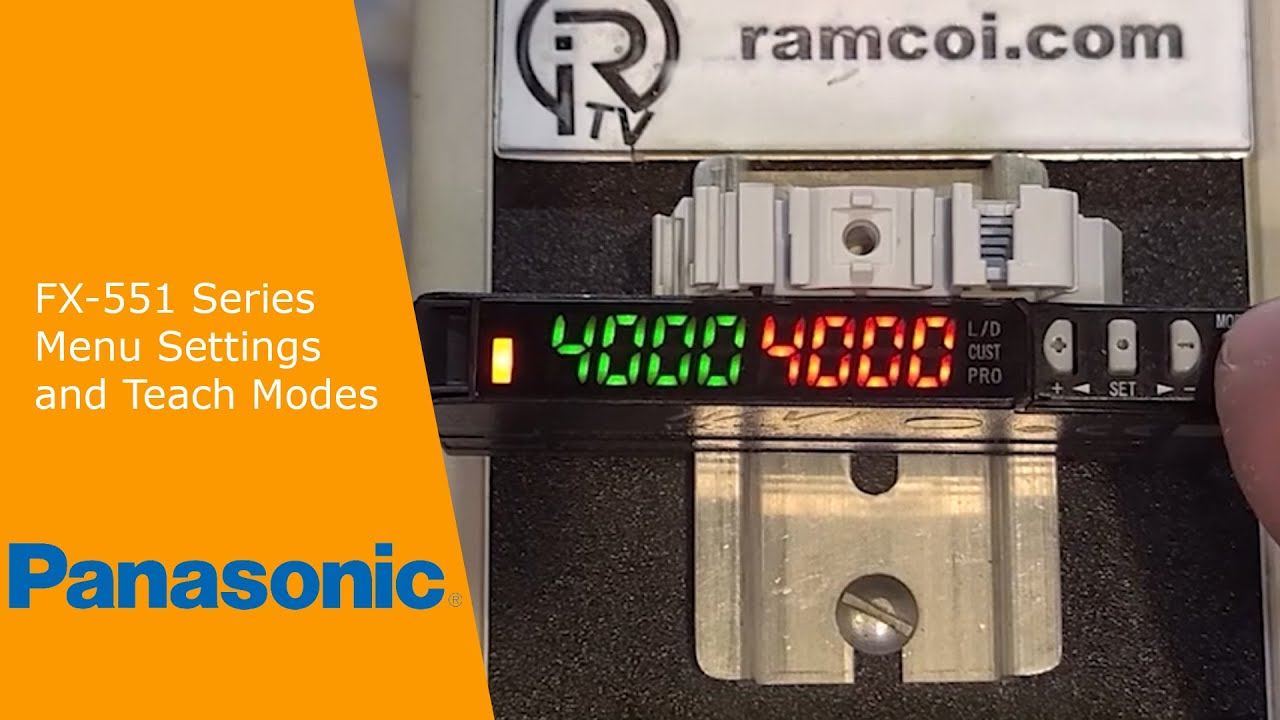 Panasonic FX-551 Series Walkthrough