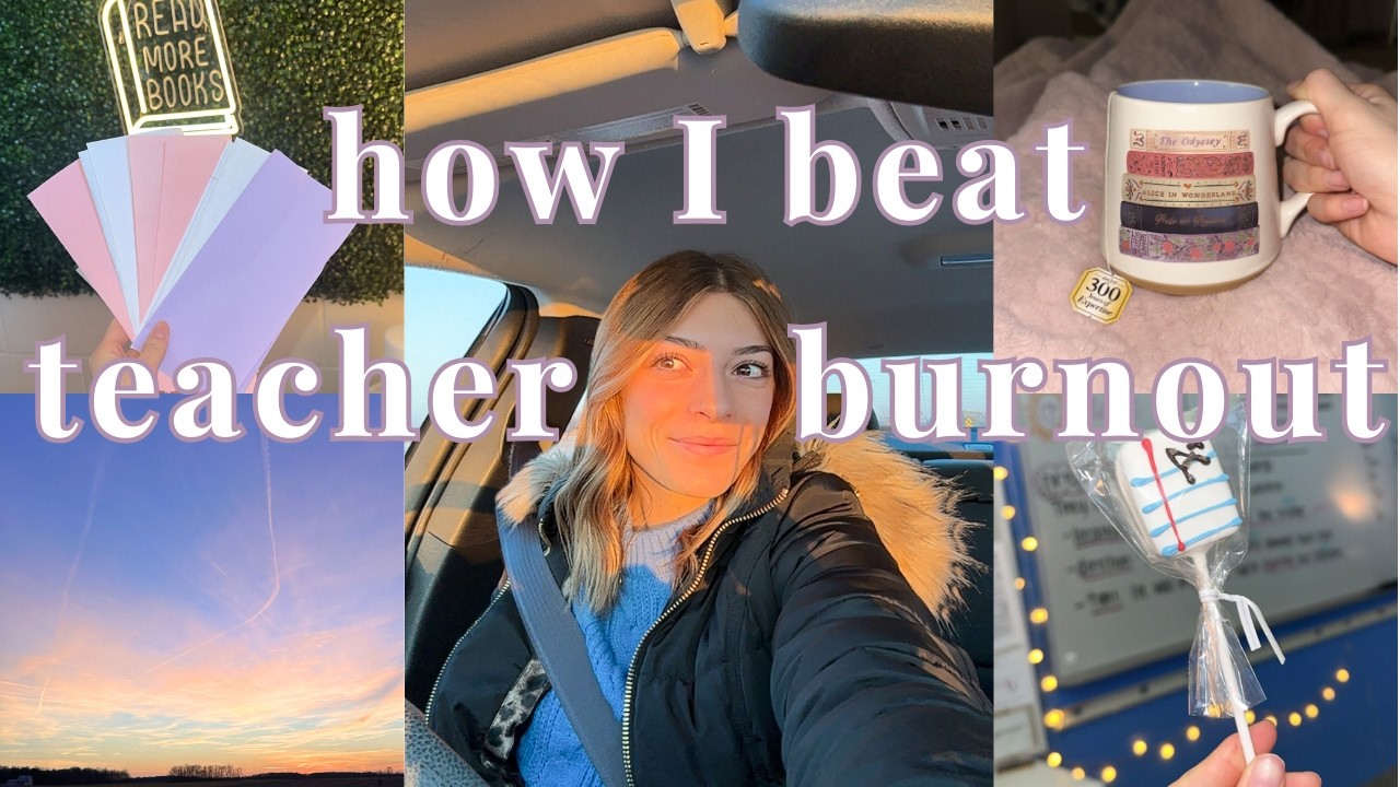 TEACHER VLOG | full day as a teacher avoiding burnout!