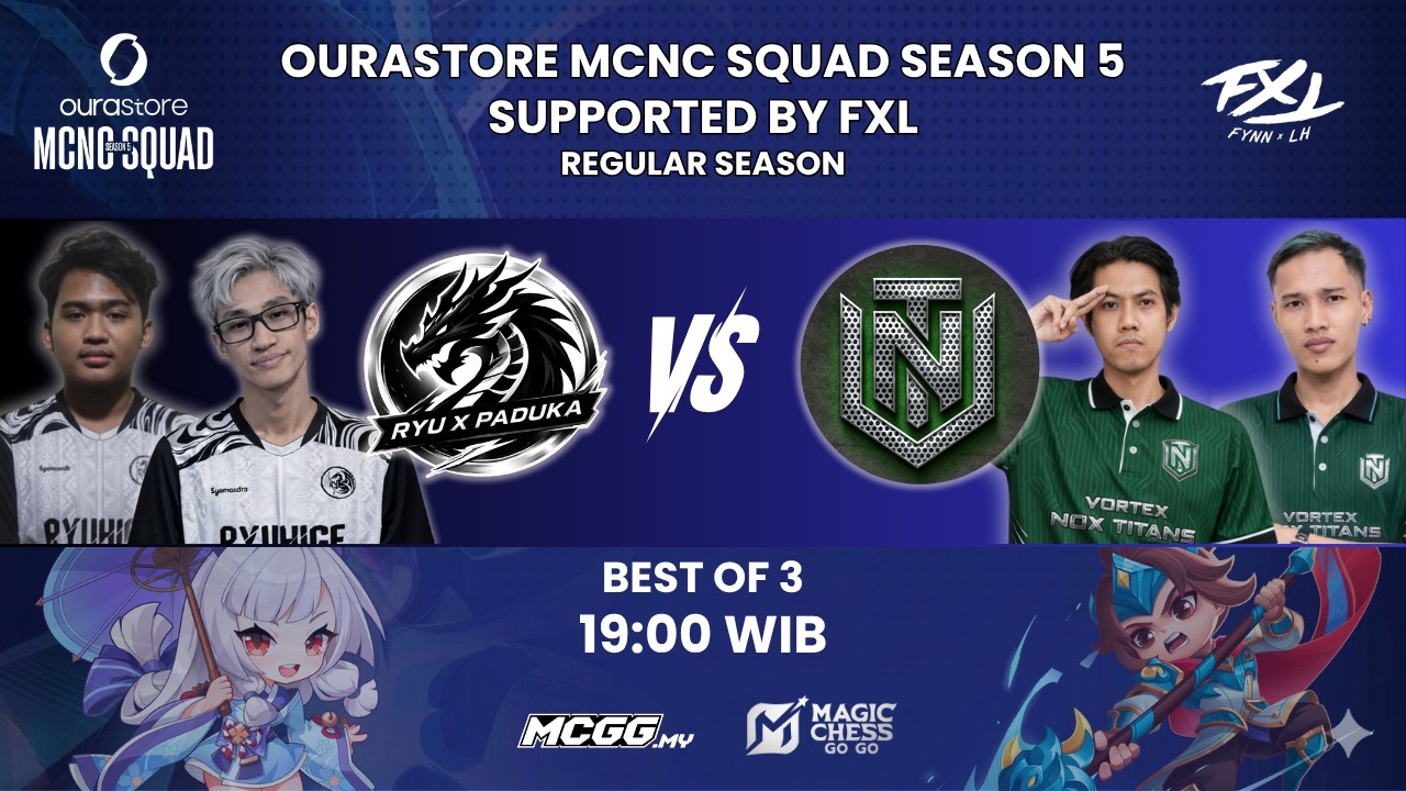 🔴LIVE: OURASTORE MCNC SQUAD S5 SUPPORTED BY FXL | RYU X PADUKA VS VORTEX NOX TITANS| DAY15