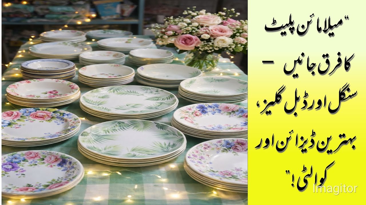 “میلا مائن پلیٹ کا فرق جانیں | سنگل اور ڈبل گلیز، بہترین ڈیزائن اور کوالٹی”