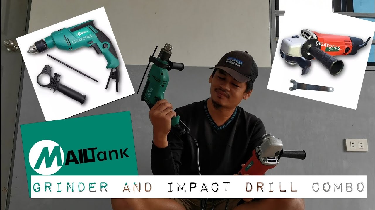 Mailtank Electric Grinder and Impact Drill Combo package