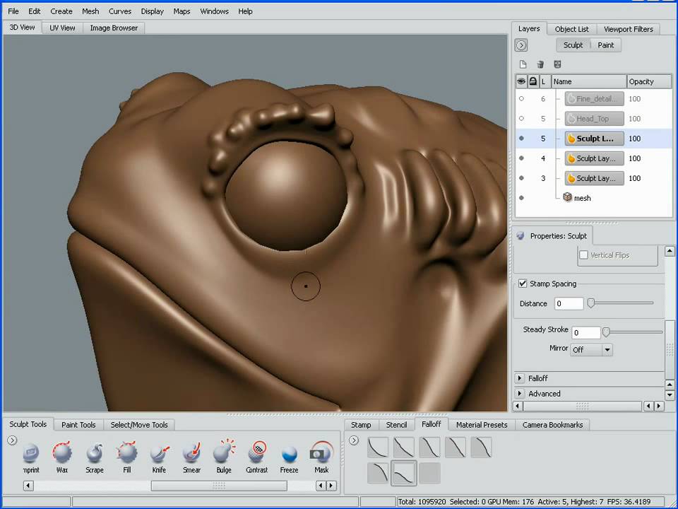Mudbox sculpting: part -1/4 : Tutorial
