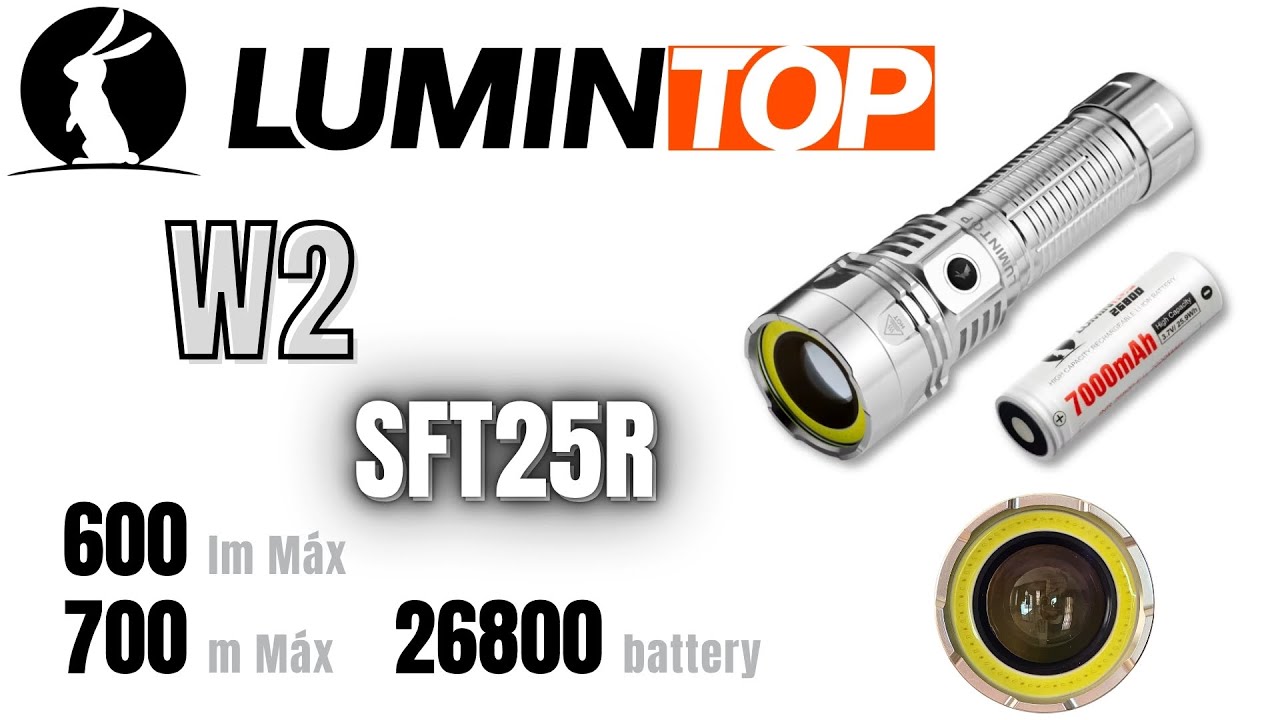 Lanterna Lumintop W2 | LED SFT25R