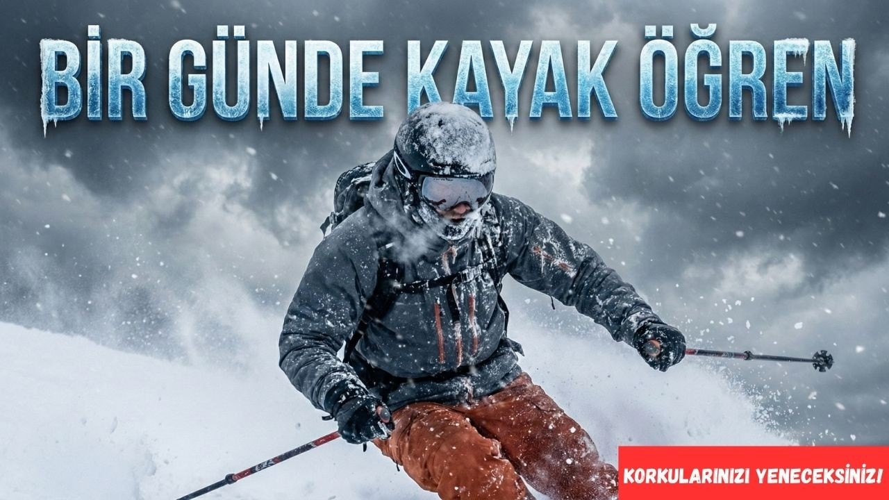 BİR GÜNDE NE KADAR KAYAK ÖĞRENİLİR? ERCİYES'TE BİR GÜN!