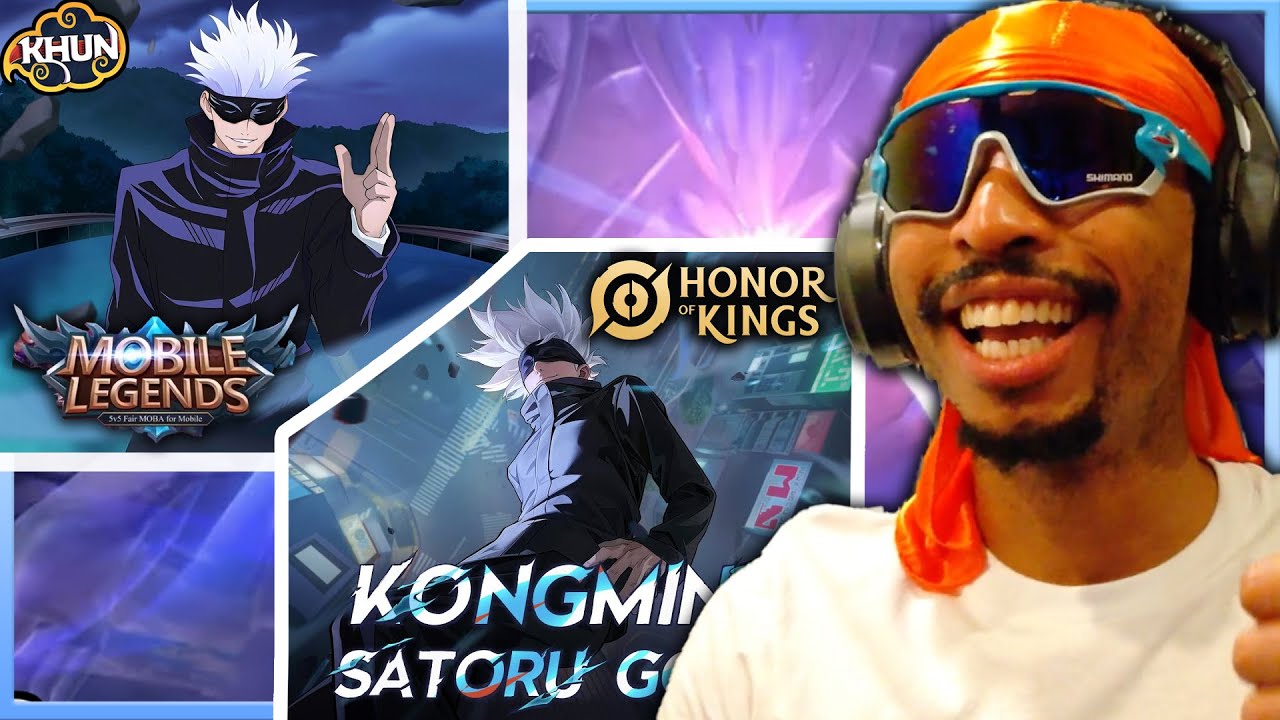🥇MLBB VS HOK: SATORU GOJO | SKIN COMPARISON