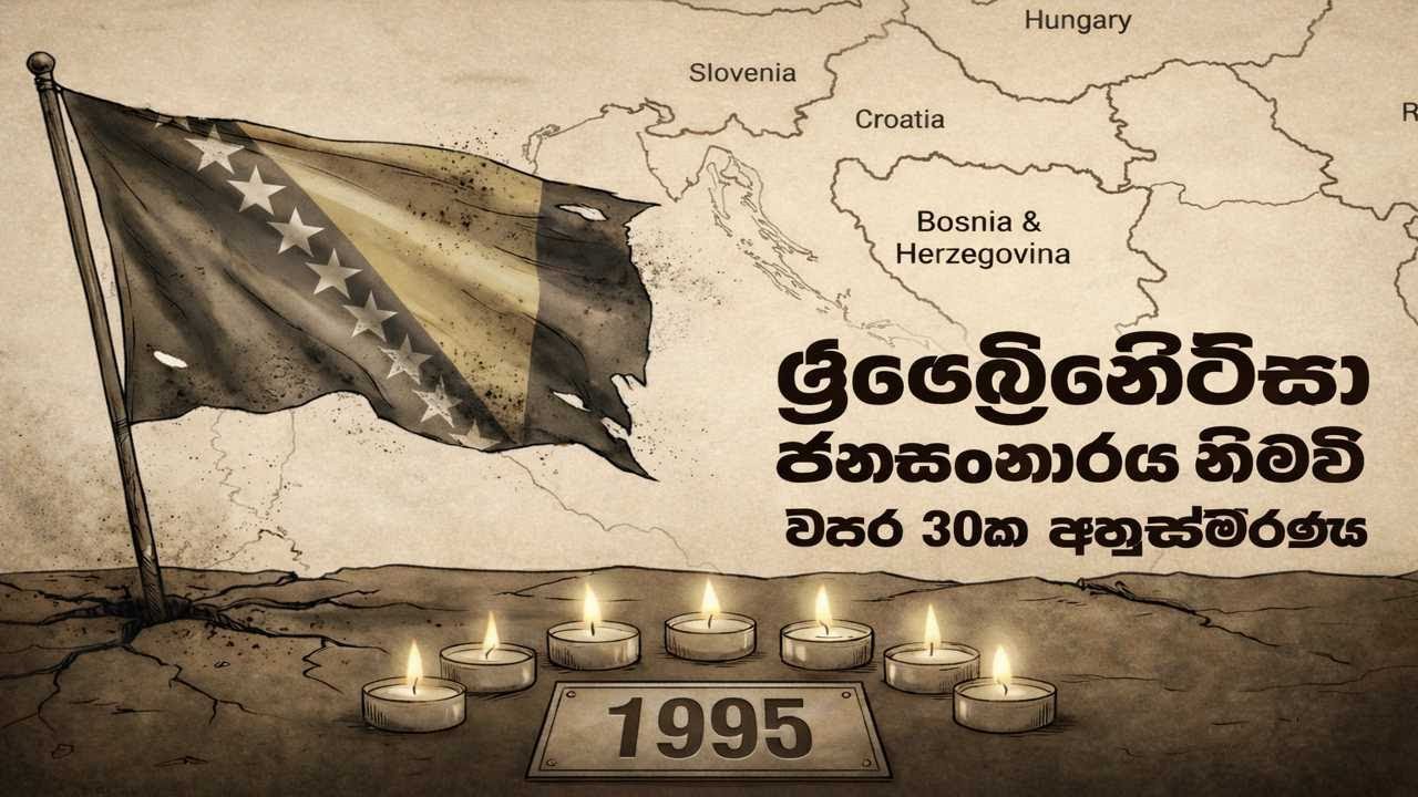 ශ්‍රෙබ්‍රේනීට්සා ජනසංහාරය නිමවී වසර 30ක අනුස්මරණය