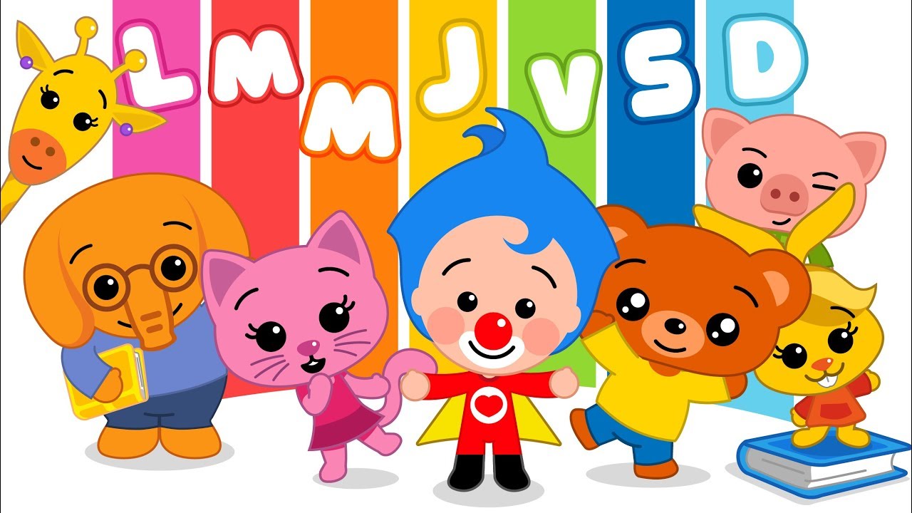 La Semana con Plim Plim - y Muchas Más Canciones  ♫ Canciones Infantiles ♫ Plim Plim
