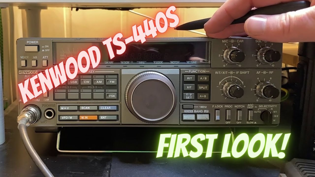 Kenwood TS-440s — СТАРЫЕ, но всё ещё ХОРОШИЕ?