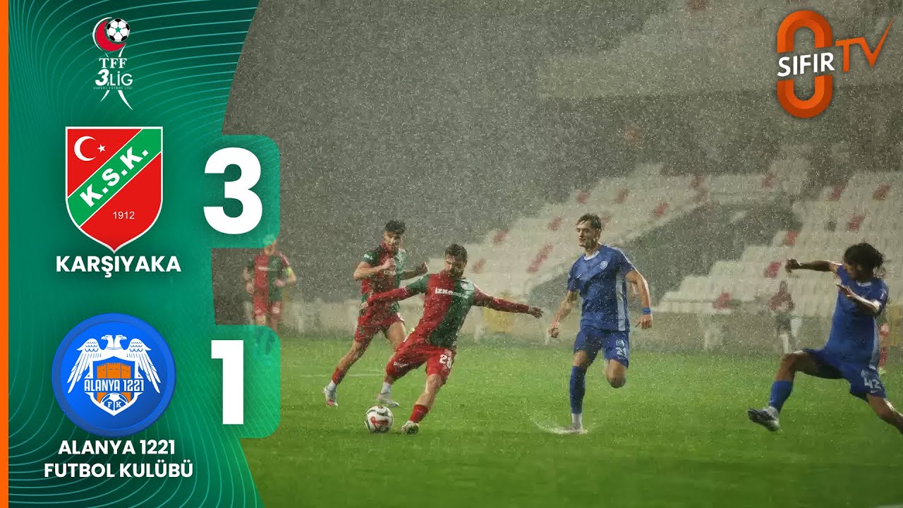 Karşıyaka 3-1 Alanya 1221 Futbol Kulübü | Maç Özeti