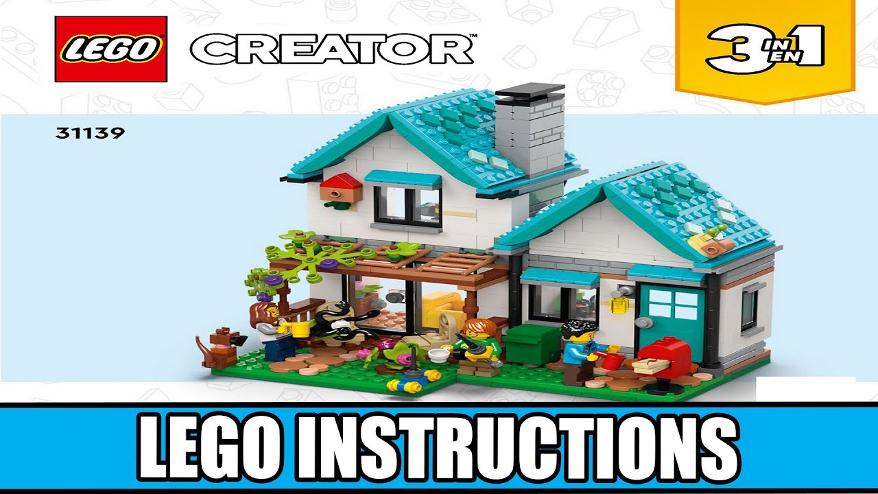 LEGO Instructions | Creator | 31139 | Cozy House (Book 1)