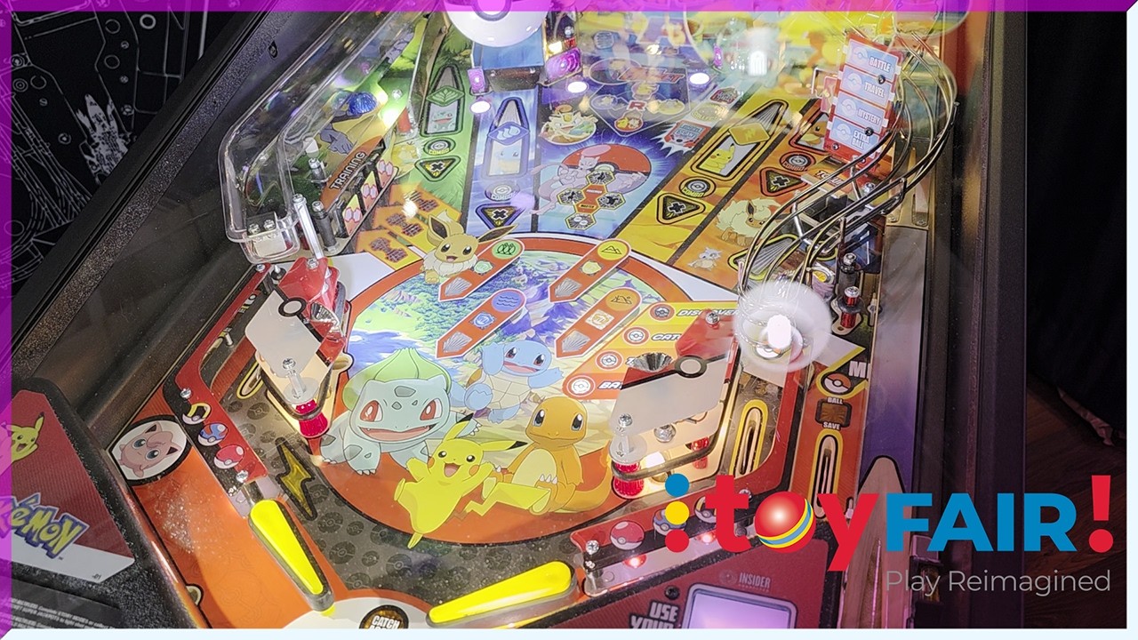 Pok&eacute;mon Pinball by Stern Pinball at Toy Fair 2026