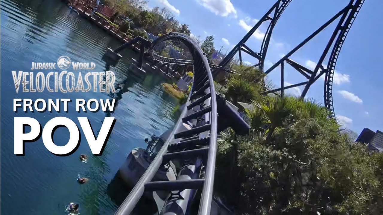 VelociCoaster POV Full Ride | Front Row Experience in 4K – Universal Orlando