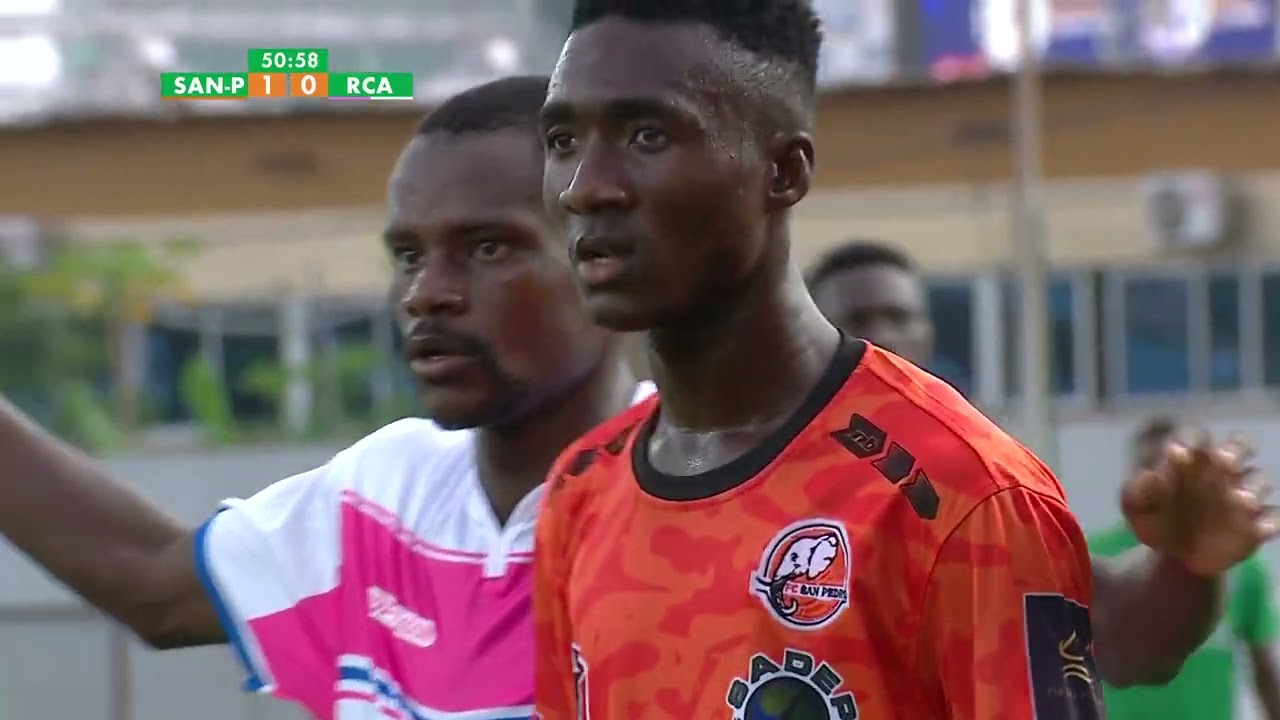 Ligue 1/Saison 2021-2022 : FC SAN-PÉDRO 1 vs 0 Racing Club d'Abidjan (2ème mi-temps)