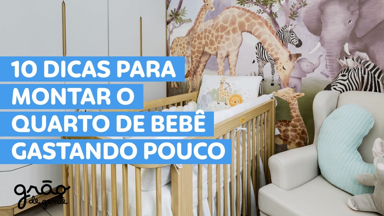 10 DICAS PARA O QUARTO DE BEB&Ecirc; GASTANDO POUCO?! 💡💸
