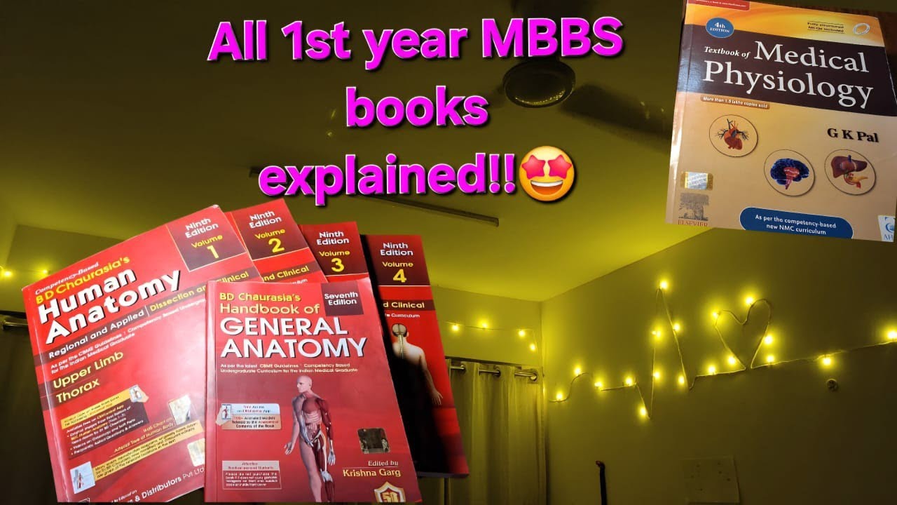All 1st year MBBS Books explained!Must watch video 🤩