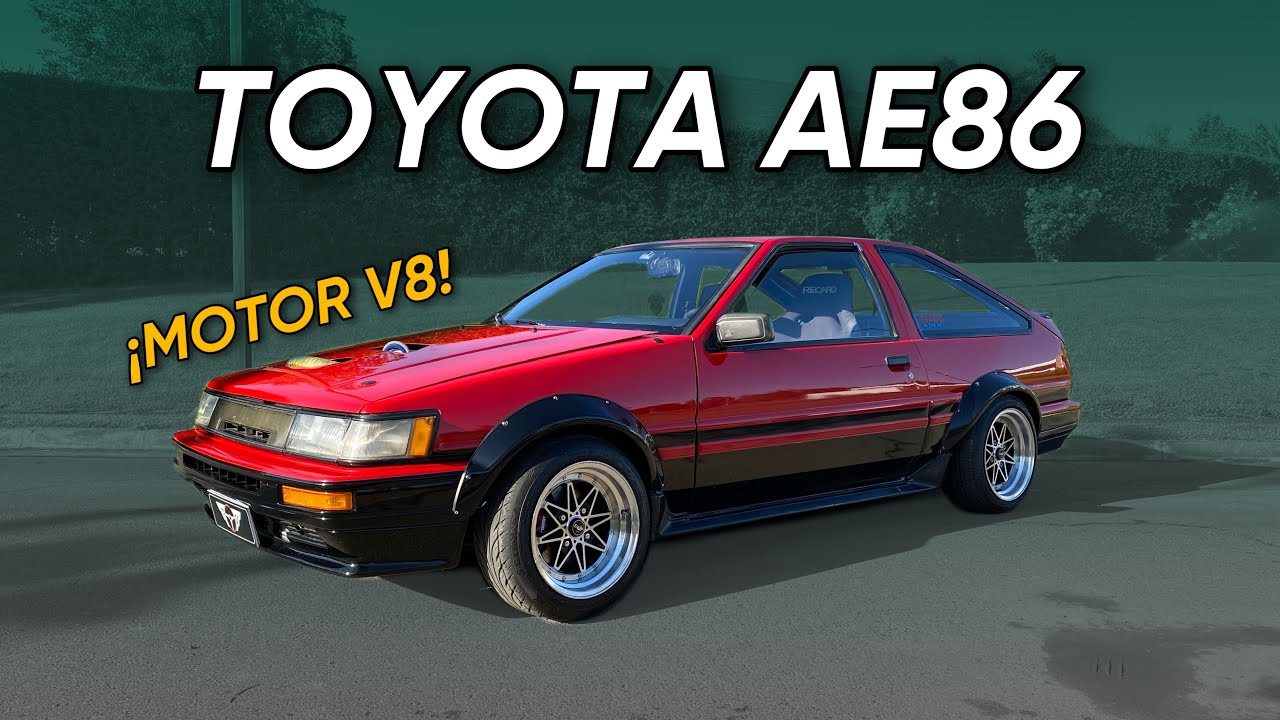 TOYOTA AE86 + Swap V8 1UZ 🔥 un Hachiroku BESTIAL para hacer Drift - Review de Culto en español