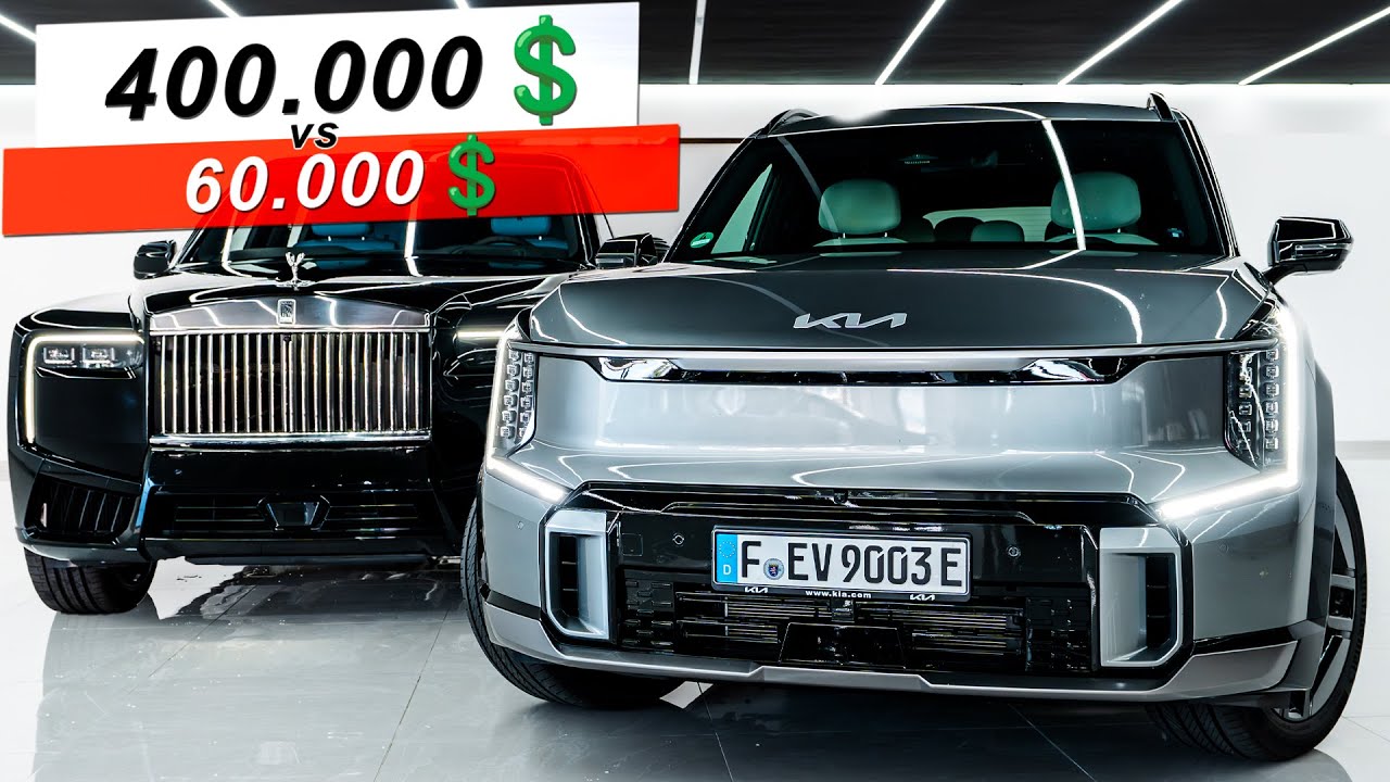 2025 Rolls-Royce Cullinan Series II vs Kia EV9 GT-Line | Full Comparison Review