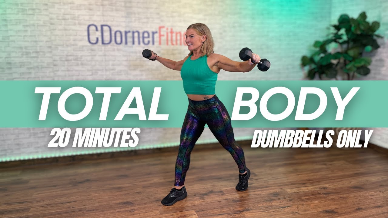20-Minute Killer Total Body Dumbbell Workout: Upper, Lower, and Abs