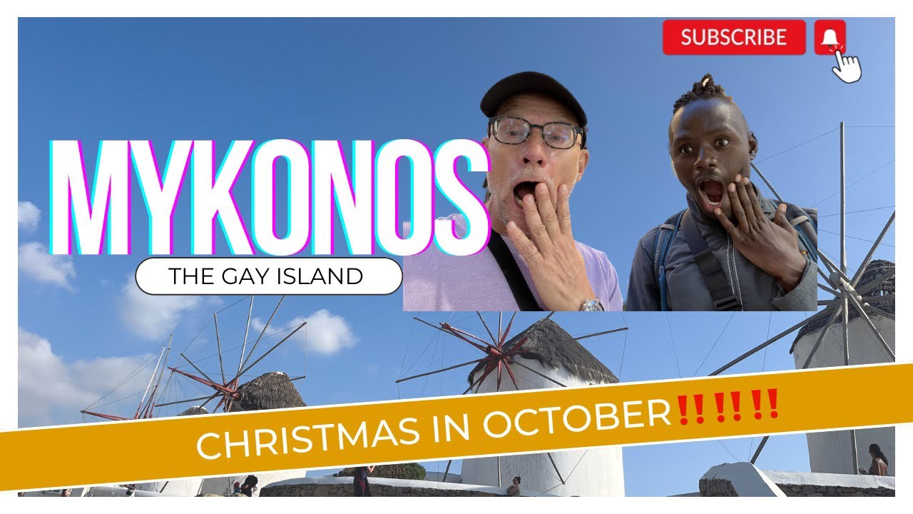 Only 5 HOURS in Mykonos at CHRISTMAS 😳🇬🇷 | Can You Really Do It All? (Gay Travel Vlog)
