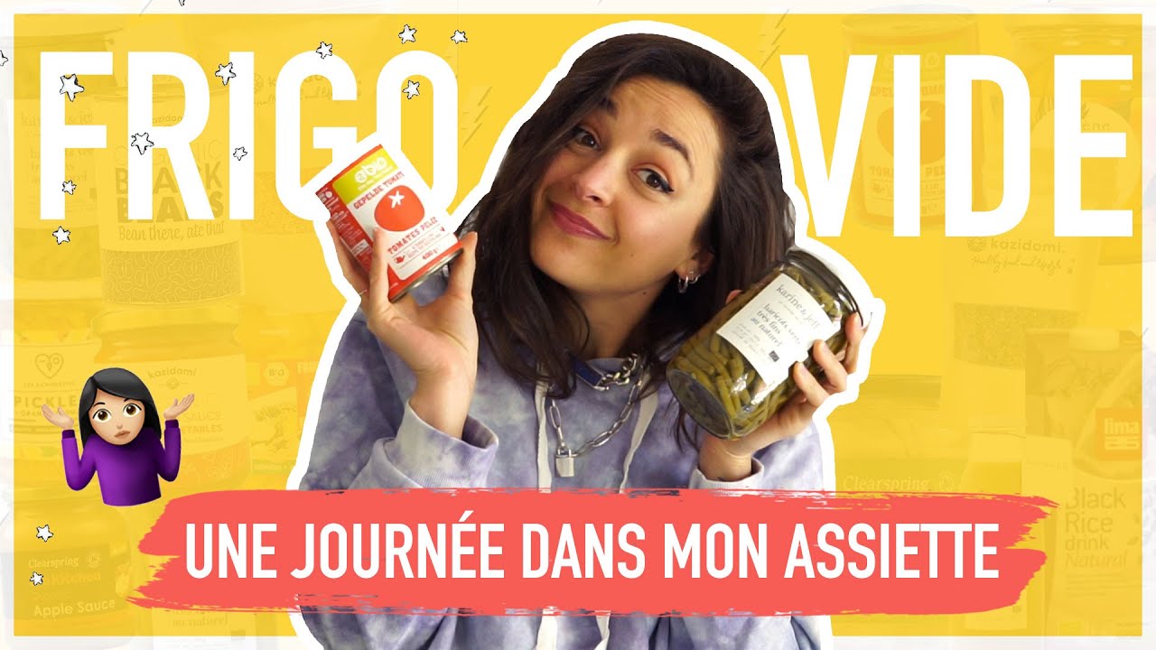 UNE JOURNÉE DANS MON ASSIETTE : FRIGO VIDE ! | SHAKERMAKER