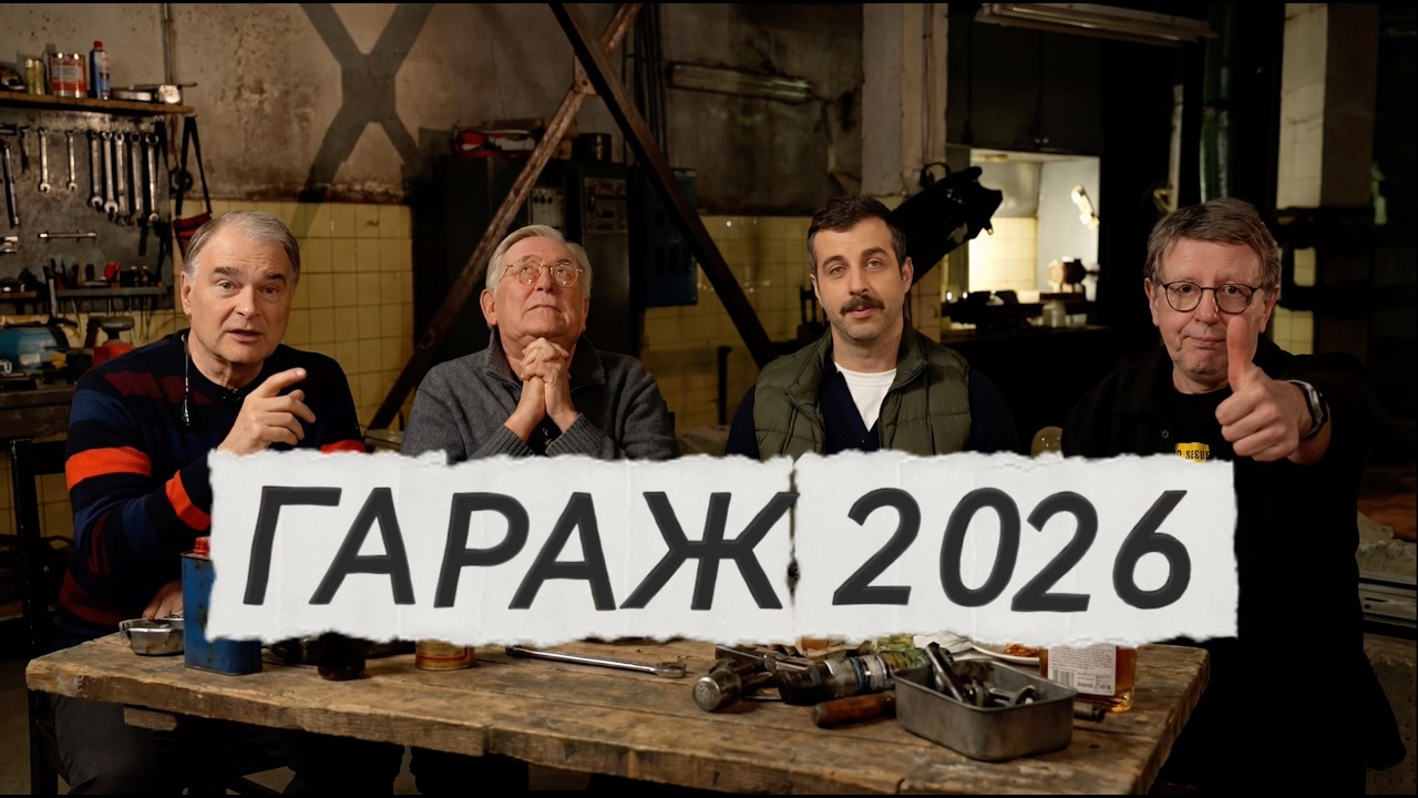 ГАРАЖ 2026 Михаил Ширвиндт, Иван Ургант, Александр Жигалкин, Юрий Стоянов.