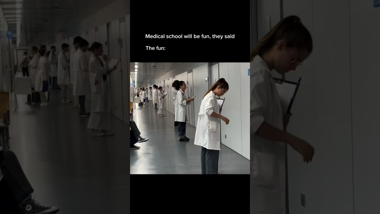 At least it's only four years long 😂 #MedicalSchool #MedicalStudent #Training #dr #Doctor #Meme
