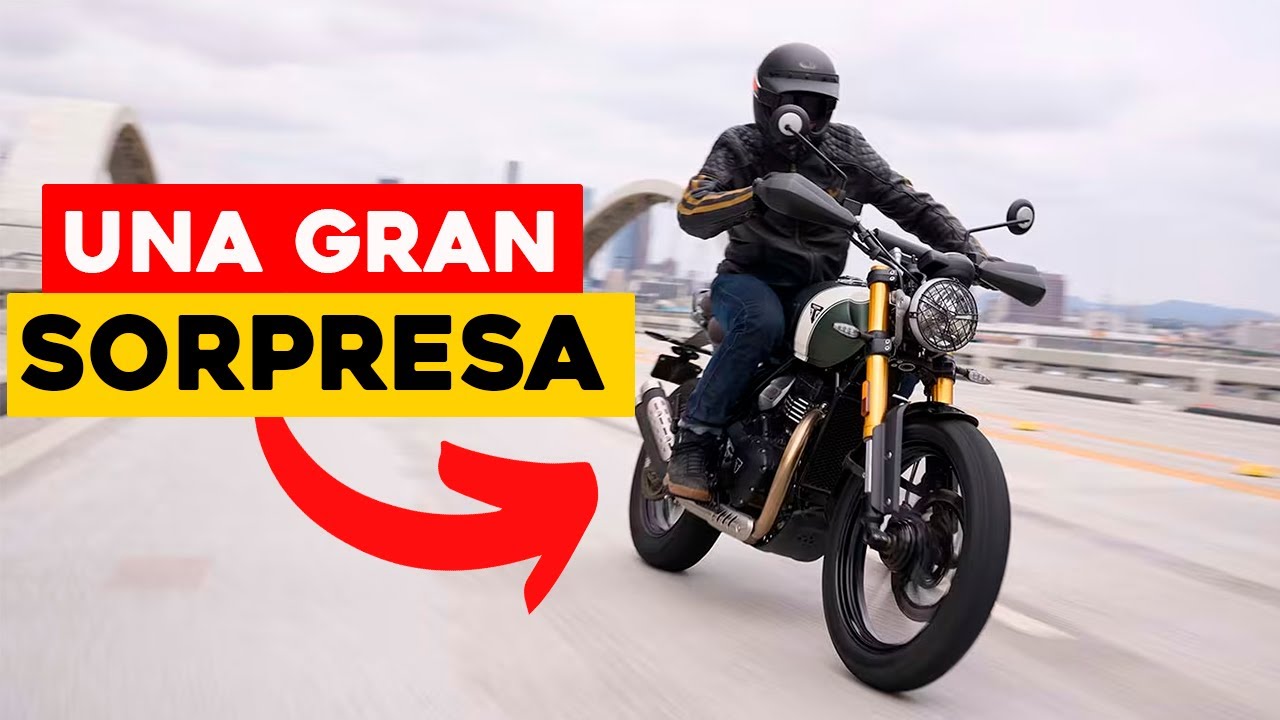 ¿400cc? No me lo creo. Así es la TRIUMPH Scrambler 400 X