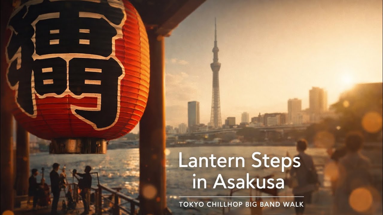 【浅草チルホップビッグバンド】Lantern Steps in Asakusa｜TOKYO CHILLHOP BIG BAND WALK /