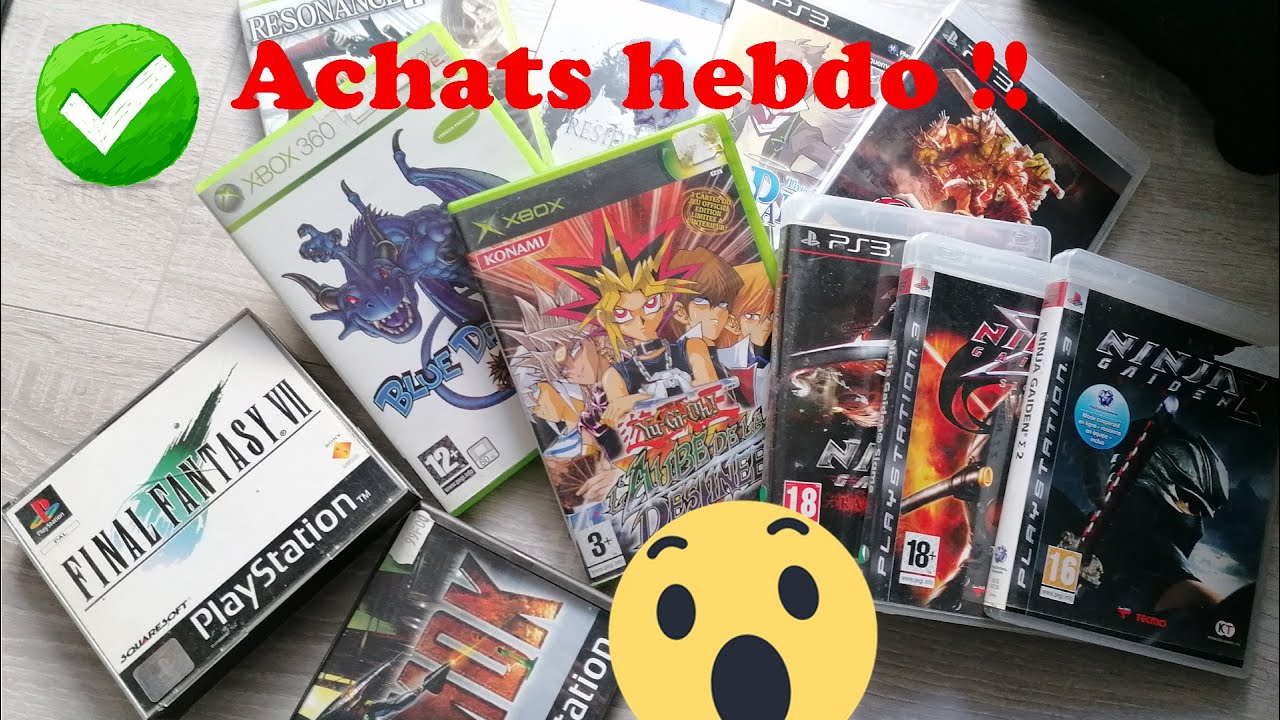 Achat hebdo !!