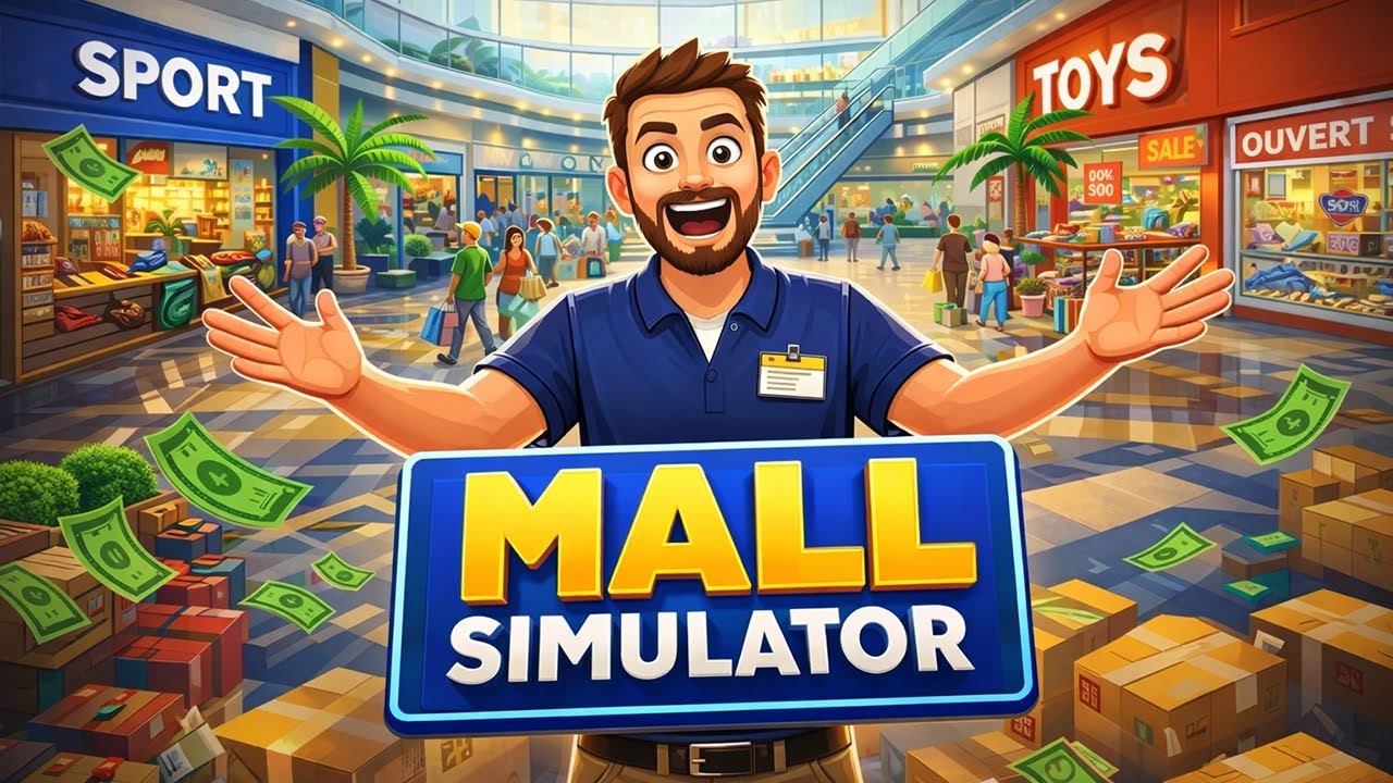 J’ouvre un magasin de sport dans mon centre commercial 😱 | Mall Simulator #2