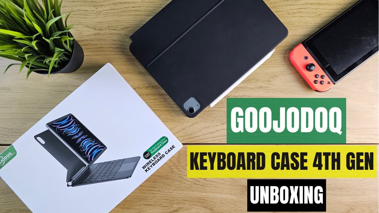 Goojodoq Magnetic Floating Keyboard Case (4th Gen) for iPad Unboxing