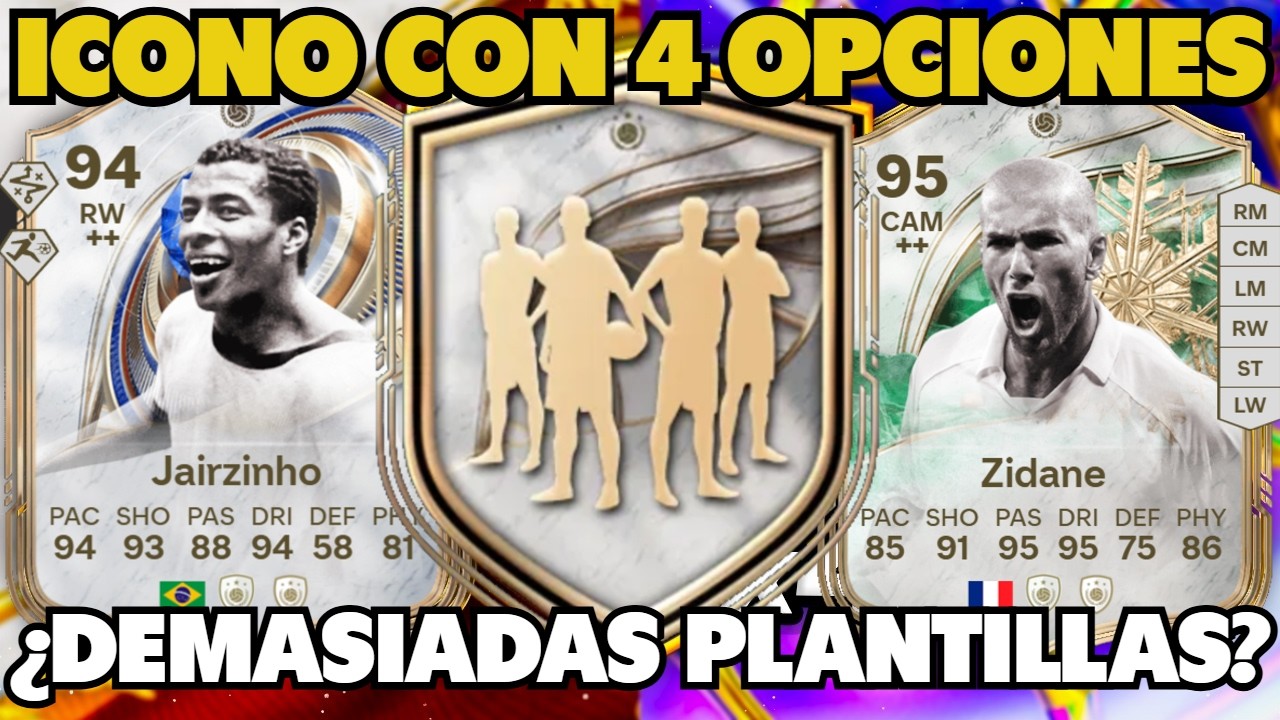 😍 ICONO DE 4 OPCIONES 88+ PERO ..¿PIDE DEMASIADAS PLANTILLAS? ICONO CHETADO O ESTAFA