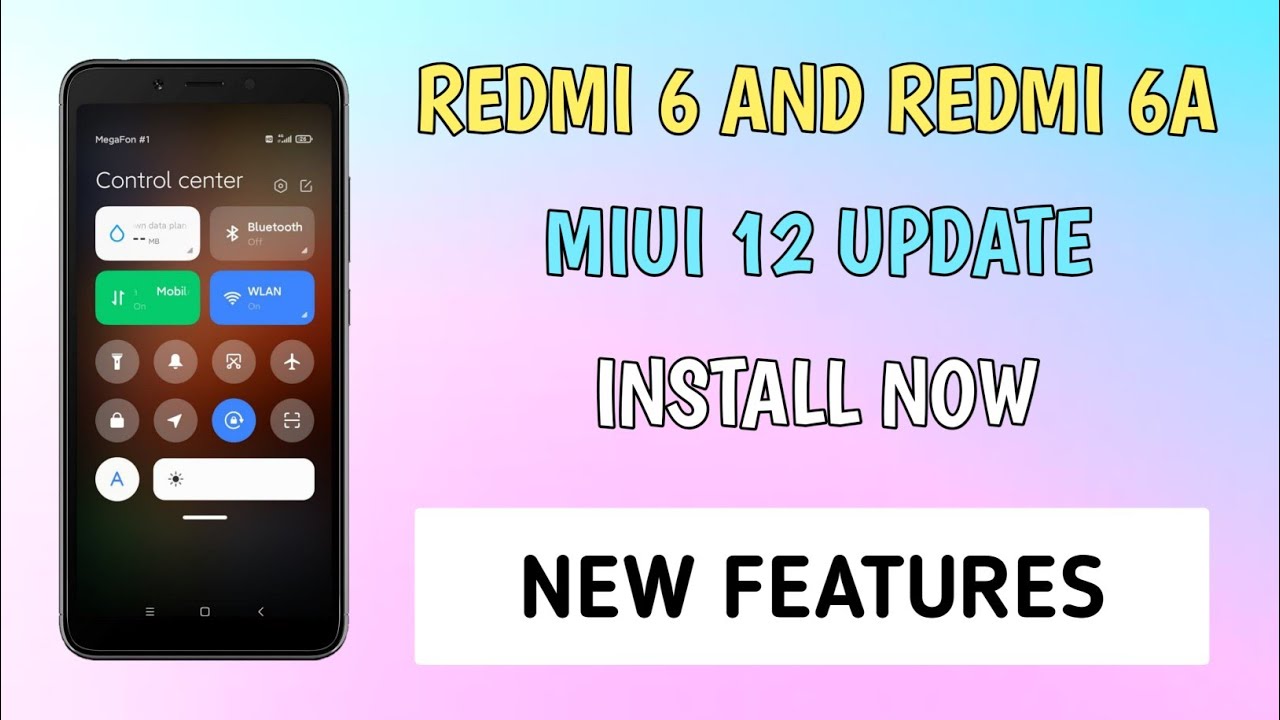 Redmi 6a Miui 12 Update | Redmi 6 Miui 12 Update | Redmi 6a Miui 12 Update Features