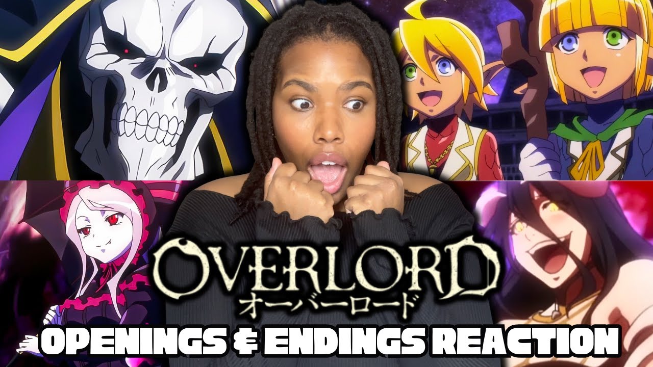 ВПЕРВЫЕ реагирую на ВСЕ открытия и окончания OVERLORD (1-4)!!!