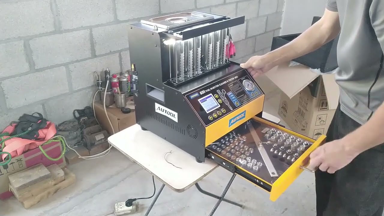AUTOOL CT500 - Стенд для очистки и тестирования автомобильных топливных форсунок.