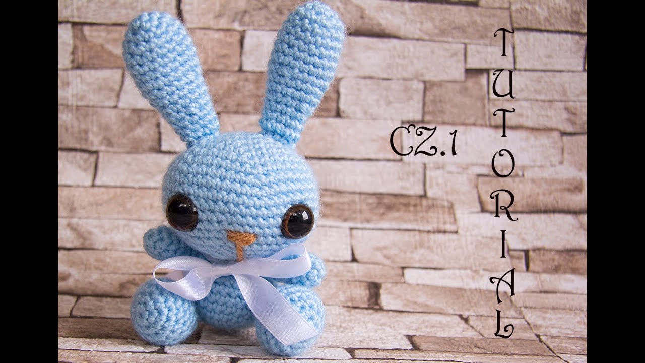 Króliczek na szydełku, część 1/2. Crochet bunny, part 1/2. Amigurumi