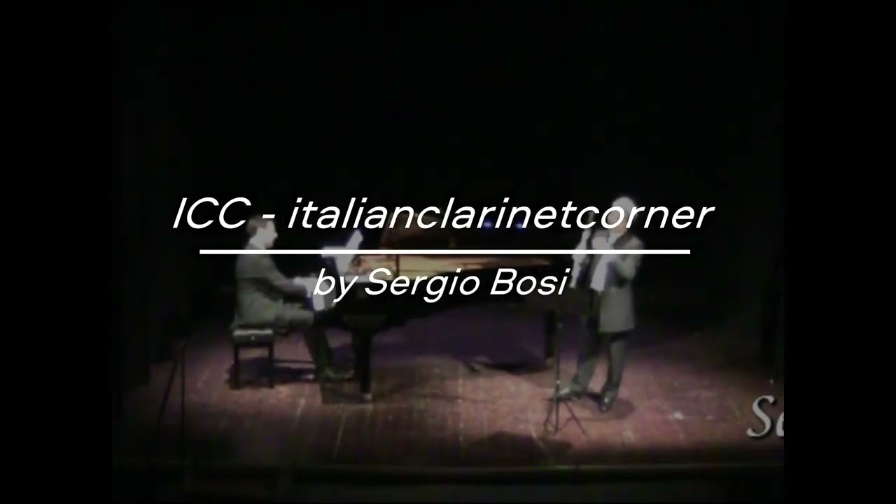 G. Bonnard, Notturno - Sergio Bosi clarinet ICC #italianclarinetcorner