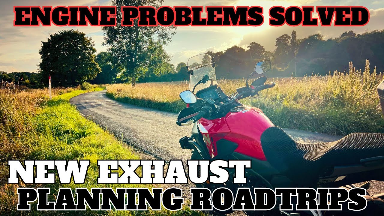 Honda NX500 | Problem solved | New exhaust | Planning a road trip ..