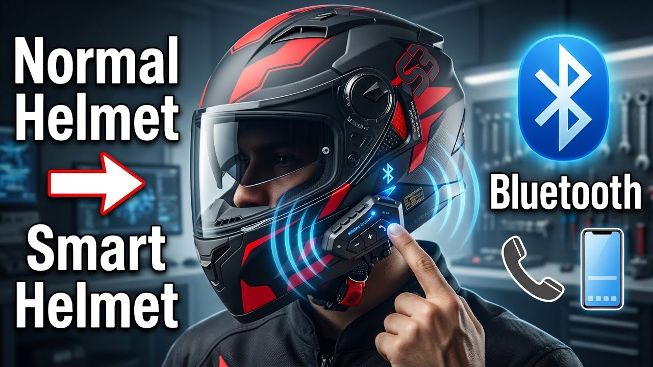 Best Helmet INTERCOM Under Rs.1500 🔥 | Bluetooth Headset for Normal Helmet | Smart Helmet