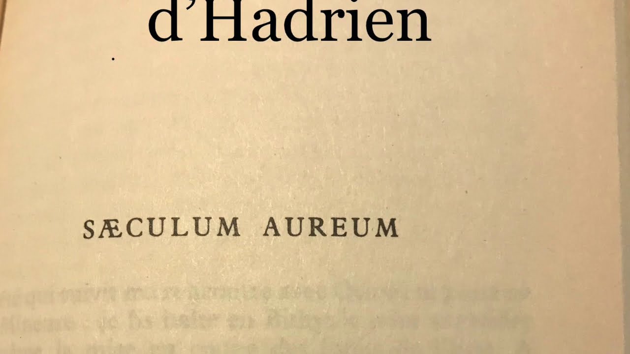 Lecture audio intégrale des Mémoires d'Hadrien:chap.4 part.1