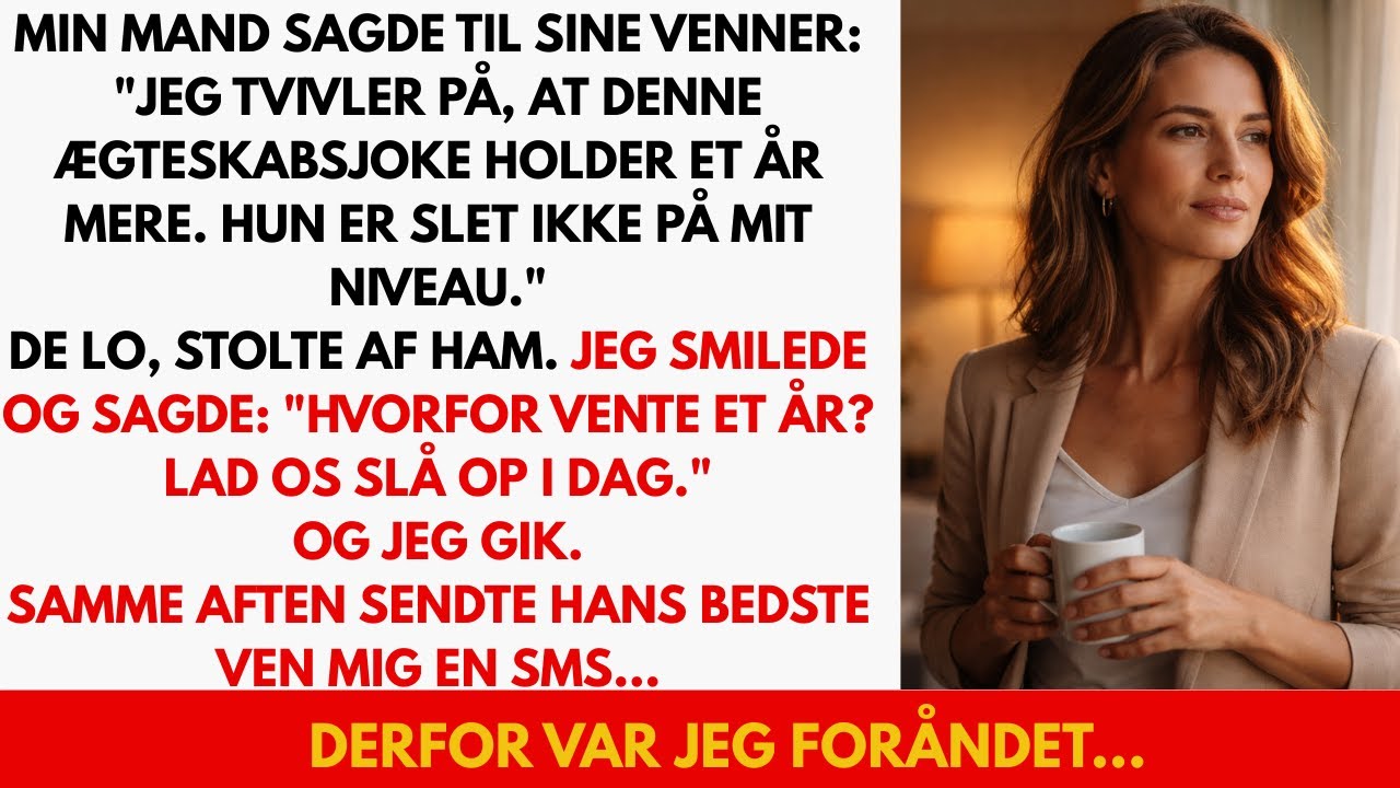 Min mand drillede vores ægteskab til en middagsselskab - så jeg byggede et imperium, så han kunne...