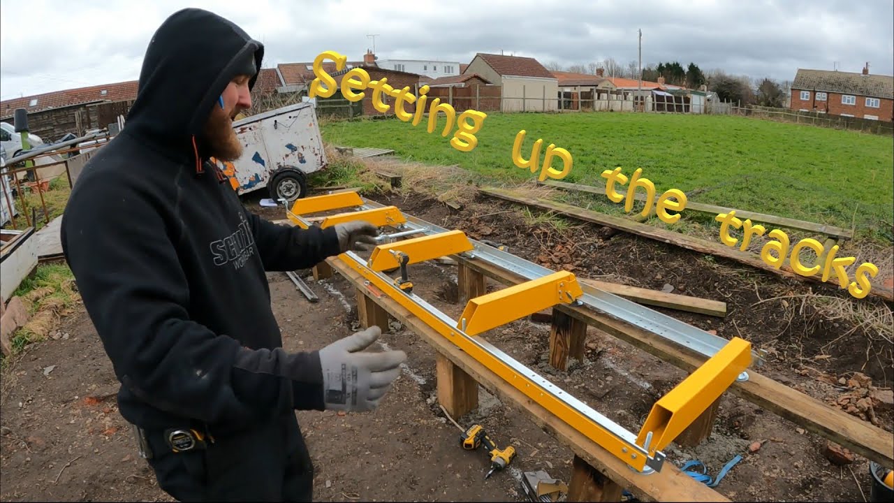 Frontier OS27 sawmill - Assembling the tracks ~ why are they so difficult ?