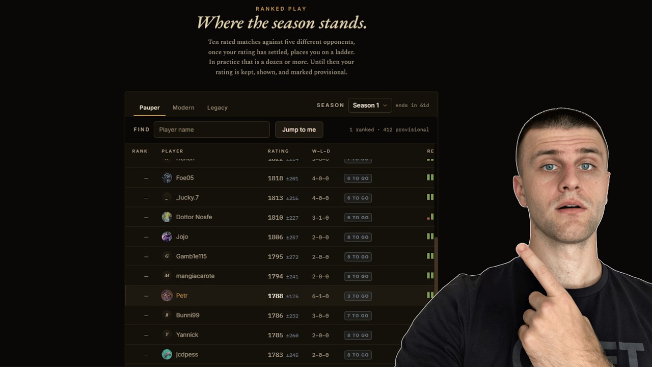 pauper finally has a ranked ladder, and it's free