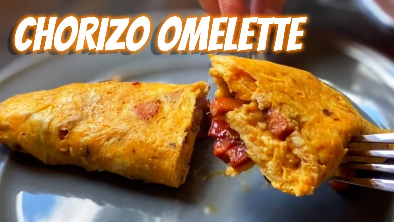 How to Make a Chorizo Omelette | FRENCH-ROLLED OMELETTE