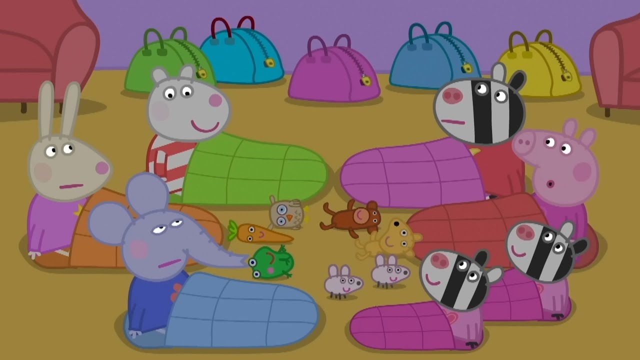 Peppa Malac | Pizsamaparti | Rajzfilmek gyerekeknek