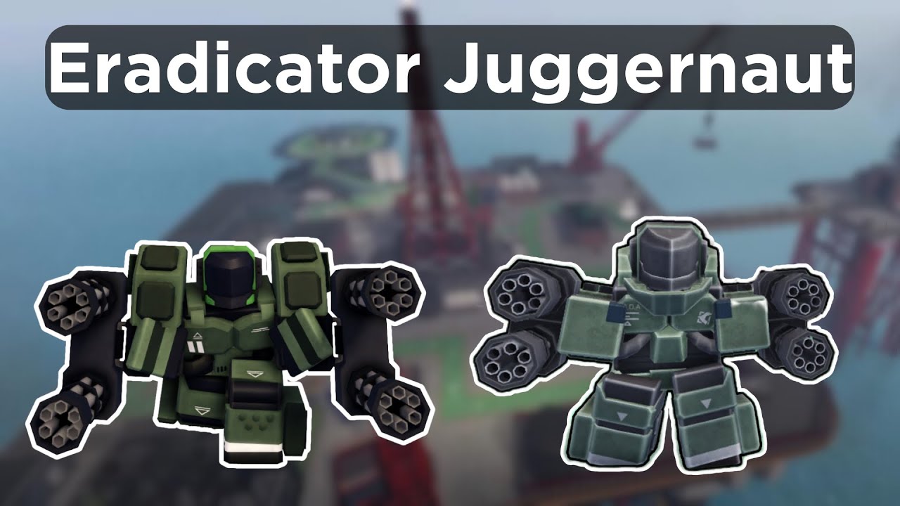 TDX ERADICATOR VS ERADICATOR JUGGERNAUT | Roblox