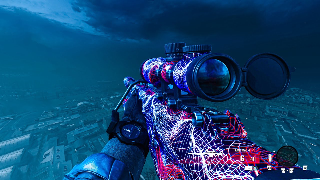 COD: Warzone Solo Sniper AMR MOD4 Gameplay PS5 PRO(No Commentary)