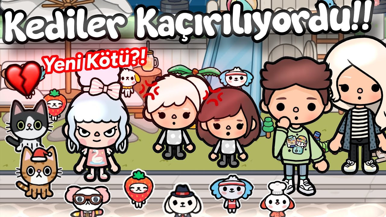 Kediler Az Kalsın Kaçırılıyordu!!😯🐱 *Yeni Kötü⁉️* Toca Boca World Türkçe / Justin Toca