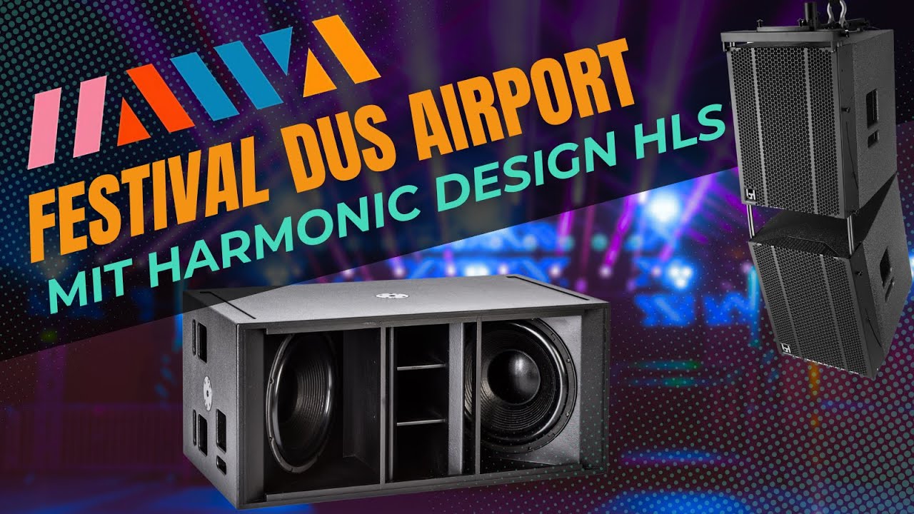 HAWA Festival im Flughafen: High-End Sound mit Harmonic Design | PA Hub Reportage TEIL 1